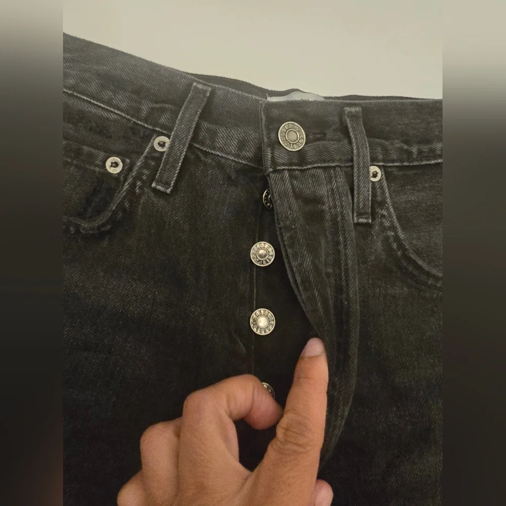 Agolde Riley Denim Shorts Vortex Size 26